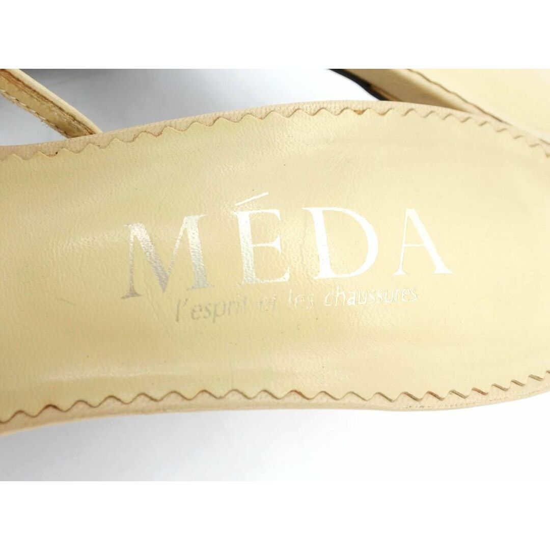 MEDA メダ フラワーモチーフ ミュール サンダル size23/ベージュ ■◆ レディース レディースの靴/シューズ(サンダル)の商品写真