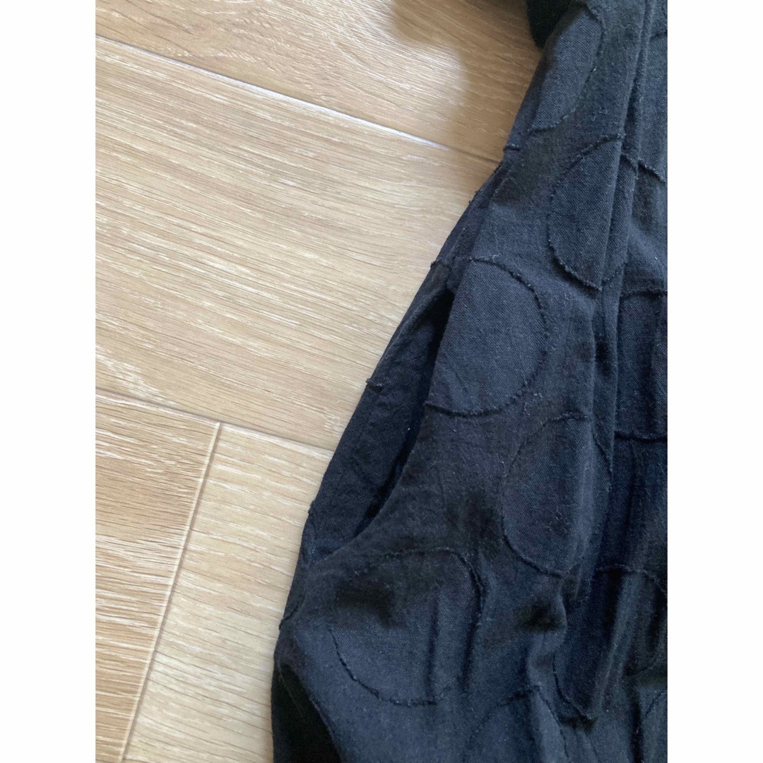 BREEZE(ブリーズ)のBREEZE 120 ブラックワンピース　半袖 キッズ/ベビー/マタニティのキッズ服女の子用(90cm~)(ワンピース)の商品写真