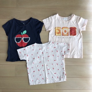 ベビーギャップ(babyGAP)の3枚セット　半袖Tシャツ(Tシャツ/カットソー)