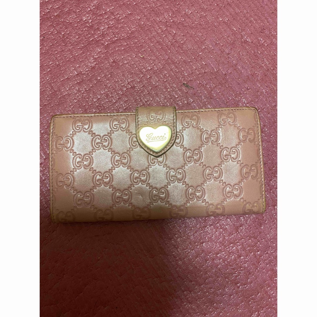 Gucci - 超美品❣GUCCIのピンクハート型長財布💖の通販 by ふう's shop