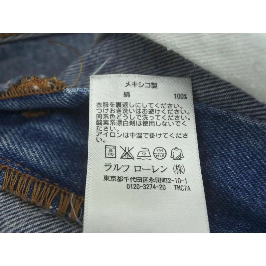 Ralph Lauren(ラルフローレン)のRalph Lauren ラルフローレン DENIM&SUPPLY ダメージ加工 カットオフ ショート デニムパンツ size24/青 ■◆ レディース レディースのパンツ(デニム/ジーンズ)の商品写真