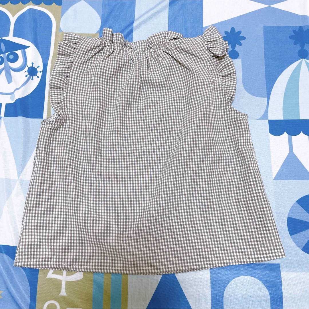 SLAP SLIP(スラップスリップ)のslap slip bebe サロペットスカート ブラウス 90cm ピンク キッズ/ベビー/マタニティのキッズ服女の子用(90cm~)(スカート)の商品写真