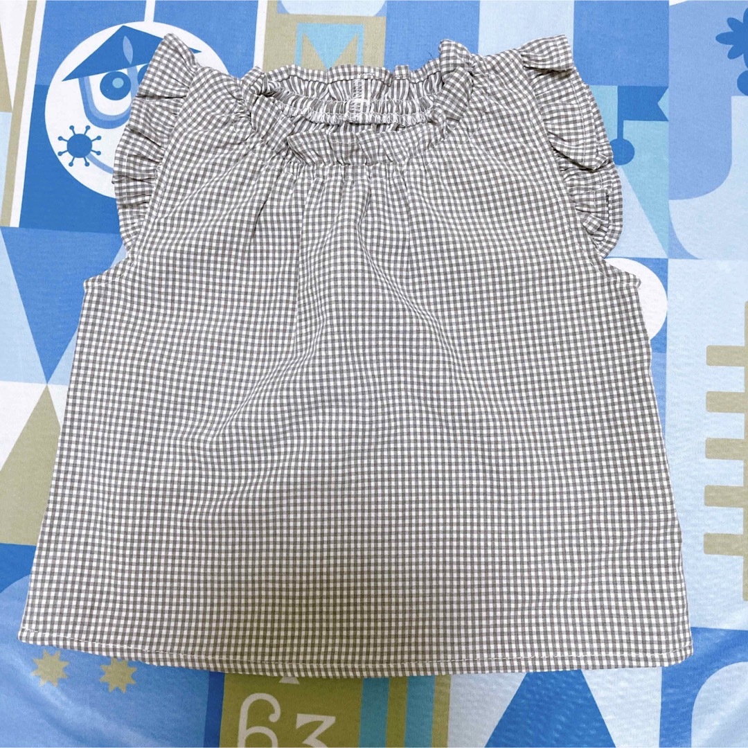 SLAP SLIP(スラップスリップ)のslap slip bebe サロペットスカート ブラウス 90cm ピンク キッズ/ベビー/マタニティのキッズ服女の子用(90cm~)(スカート)の商品写真