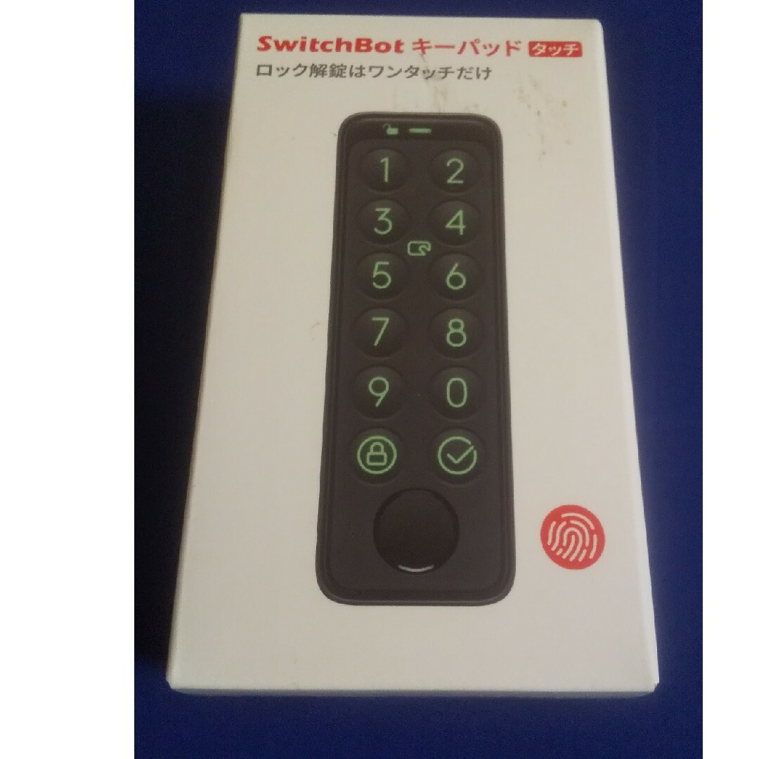 SwitchBot 指紋認証 キーパッド　タッチ