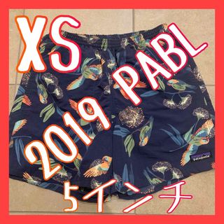 【廃盤レア柄】Patagoniaバギーズ　ショートパンツ　PABL 鳥