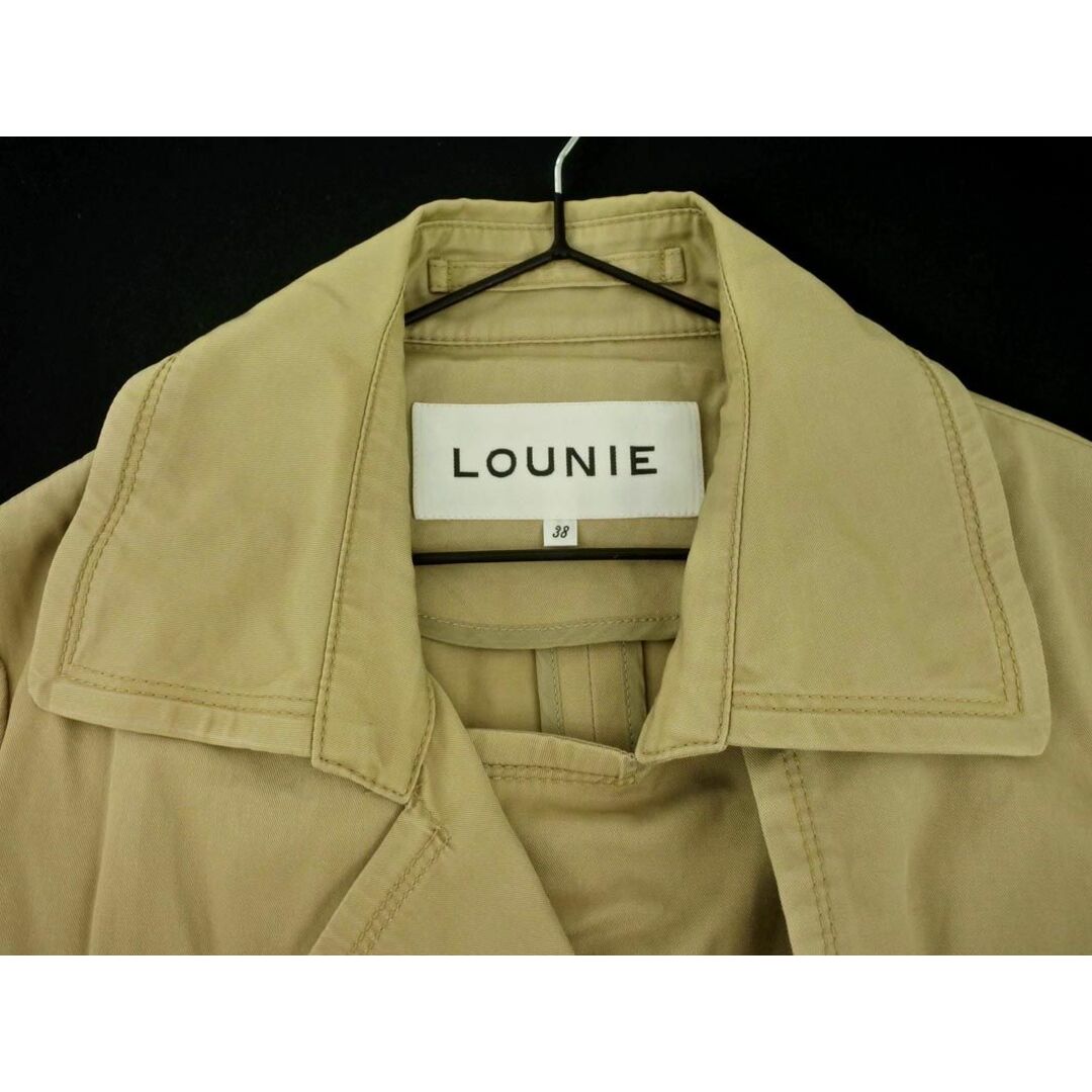 LOUNIE(ルーニィ)のLOUNIE ルーニィ ショート トレンチ コート size38/ベージュ ◇■ レディース レディースのジャケット/アウター(トレンチコート)の商品写真