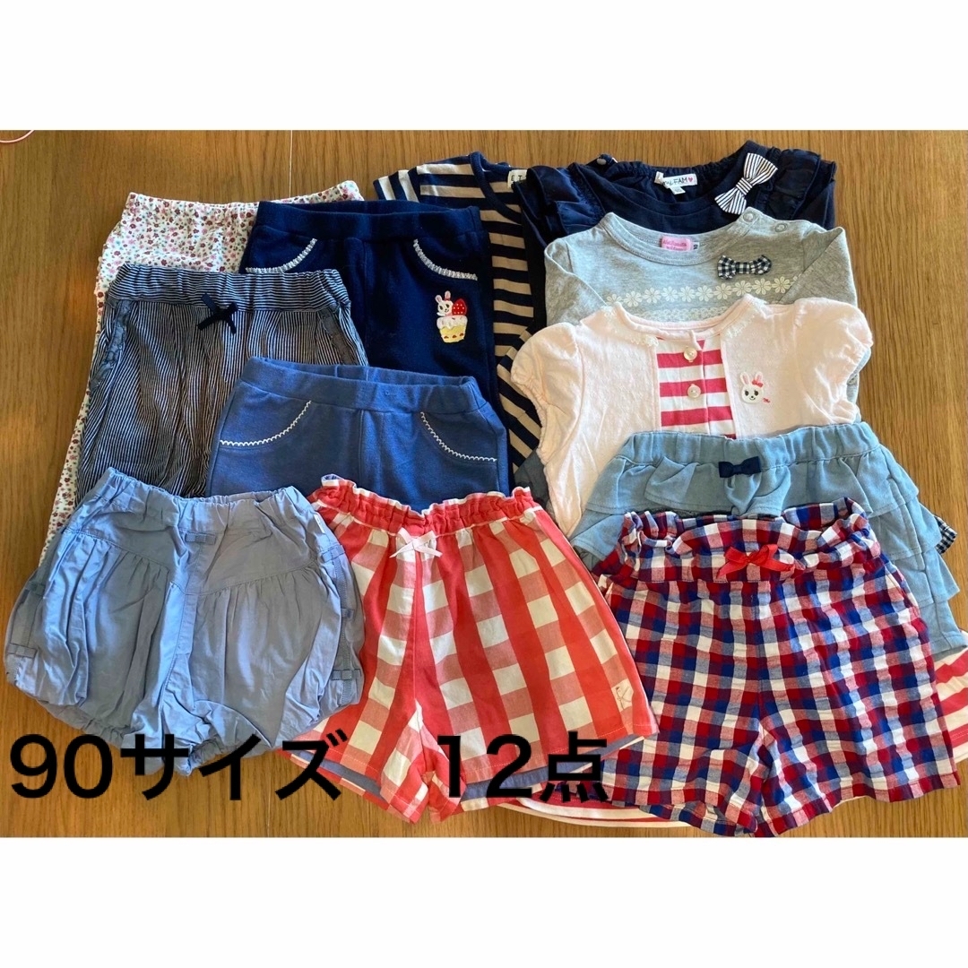 mikihouse(ミキハウス)の女の子　90 夏秋　おまとめ　美品　ミキハウス　組曲 キッズ/ベビー/マタニティのキッズ服女の子用(90cm~)(パンツ/スパッツ)の商品写真