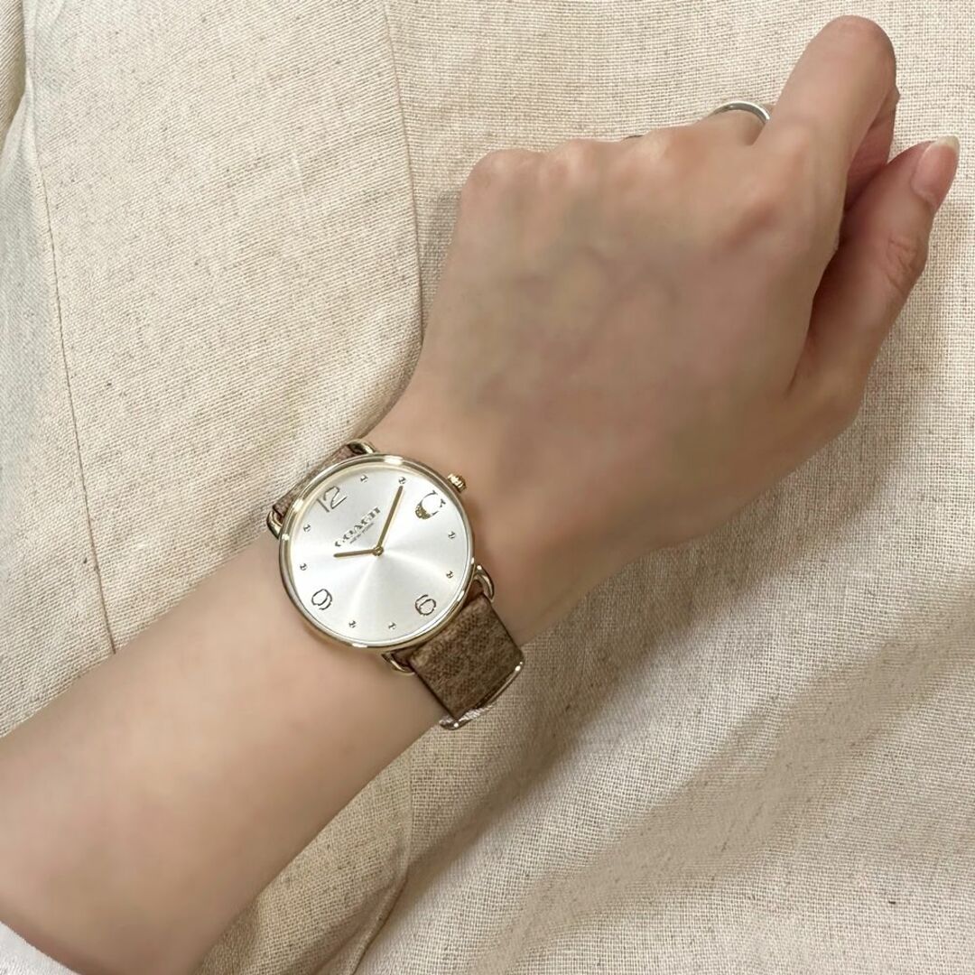 コーチ 腕時計 メンズ レディース 革ベルト 20代 30代 ユニセックス 時計