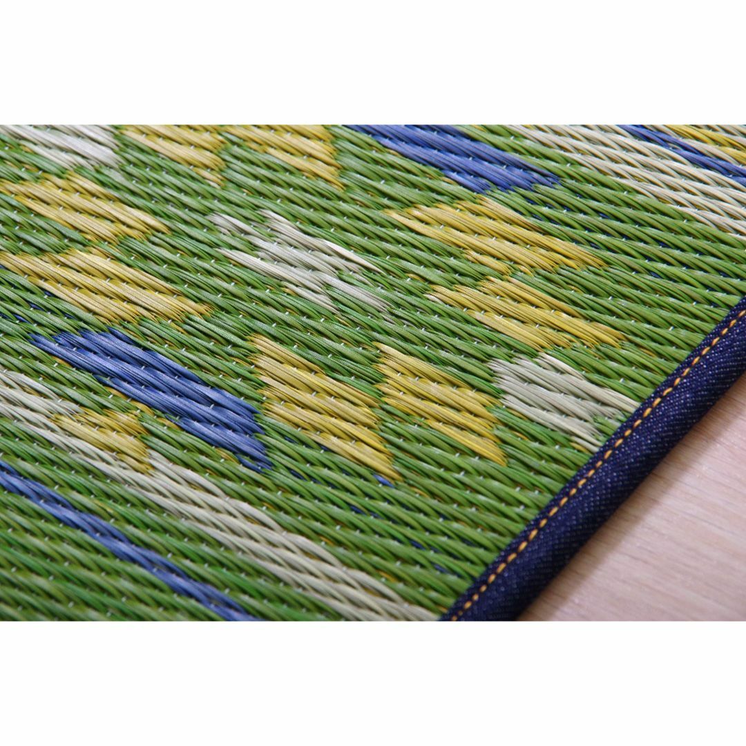 イケヒコ い草 畳 ヨガマット 日本製 ジョイ グリーン 約60×180cm # 2