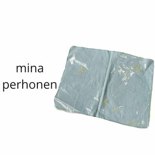 ミナペルホネン(mina perhonen)のmina perhonen choucho ライトブルー　ハンカチ(ハンカチ)