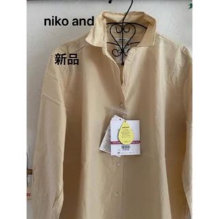 ニコアンド(niko and...)の新品　ニコアンド★ワイヤー入り　長袖シャツ(シャツ/ブラウス(長袖/七分))