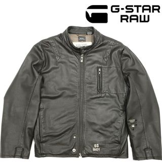 G-STAR RAW - G-STAR送料込ジースター定価7万円程本革リアルレザー