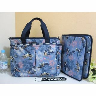 レスポートサック(LeSportsac)の入手困難！ レスポートサック ミッキー ミニー ライアン マザーズバッグ デニム(トートバッグ)