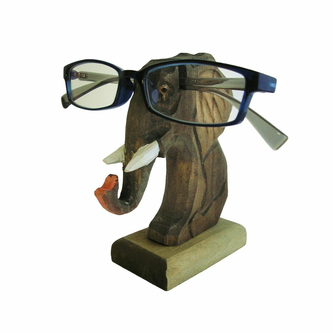 メガネスタンド メガネホルダー 眼鏡 サングラス アニマル 動物モチーフ 木製