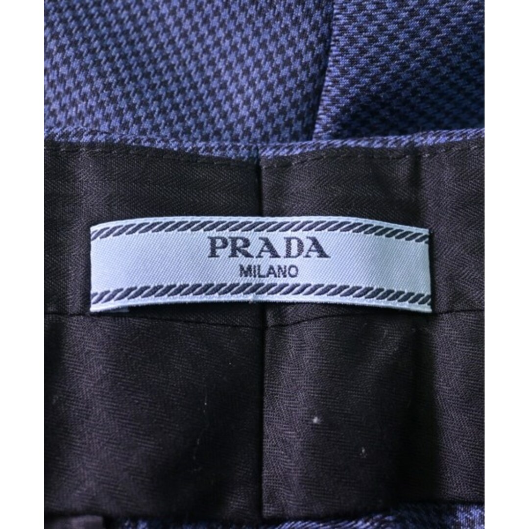 PRADA プラダ スラックス 40(M位) 紺x黒(総柄) | hartwellspremium.com