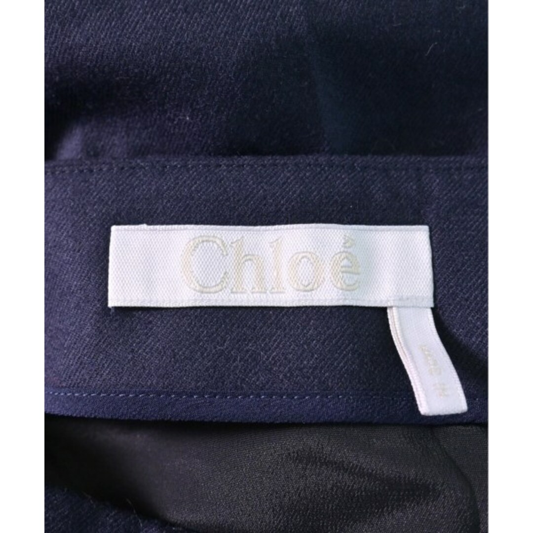 Chloe(クロエ)のChloe クロエ ロング・マキシ丈スカート 36(XS位) 紺 【古着】【中古】 レディースのスカート(ロングスカート)の商品写真