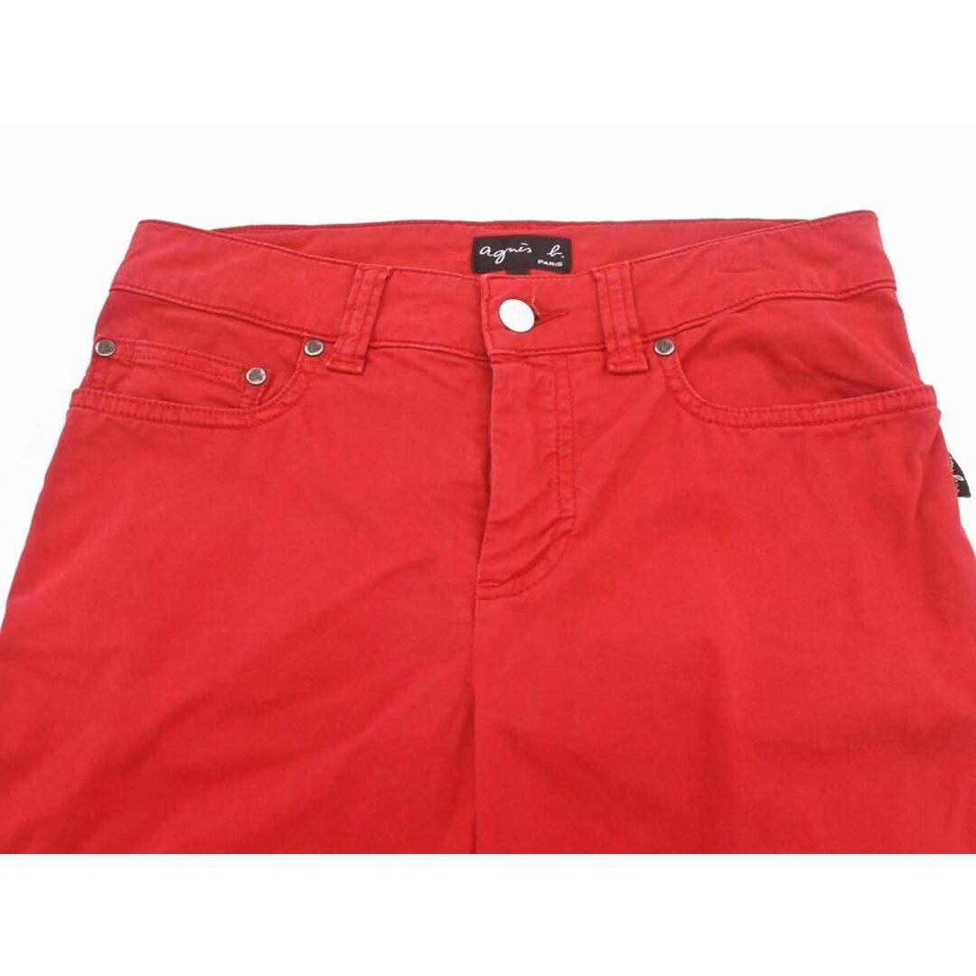 agnes b.(アニエスベー)のアニエスベー カラー パンツ size36/赤 ■■ レディース レディースのパンツ(その他)の商品写真
