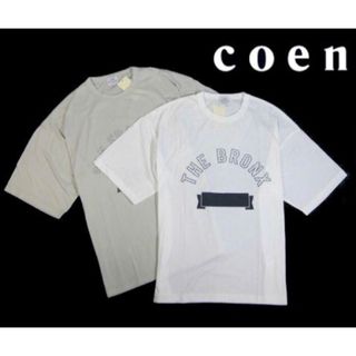 コーエン(coen)の【coen/コーエン】カレッジ プリントTシャツ・Lサイズ×2枚セット（未着用品(Tシャツ/カットソー(半袖/袖なし))