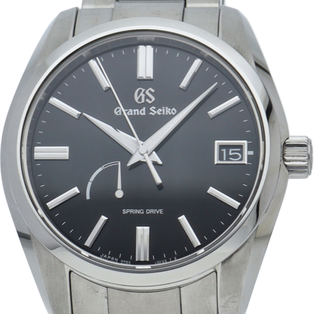 セイコー グランドセイコー スプリングドライブ 40mm ヘリテージ コレクション Grand Seiko Spring Drive Heritage Collection SBGA467(9R65-0DY0) 箱 保証書 SS メンズ時計 ブラック 仕上げ済 美品