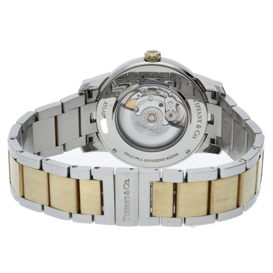 ティファニー アトラス ドーム ウォッチ オートマチック 42mm Atlas Dome Automatic 42mm Z1810.68.15A21A00A 保証書 GP/SS メンズ時計 ホワイト 仕上げ済 美品