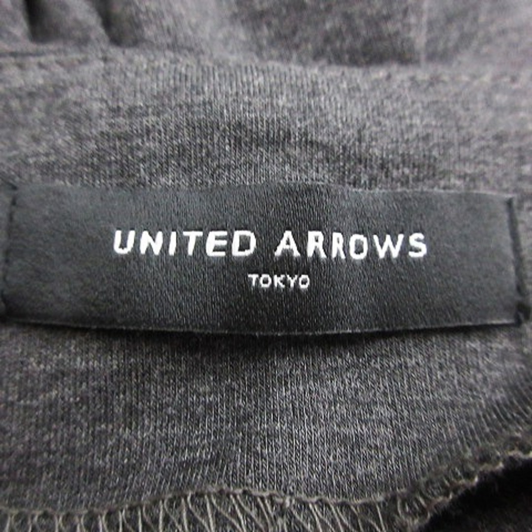 UNITED ARROWS(ユナイテッドアローズ)のユナイテッドアローズ ニット カットソー 長袖 ドレープネック 無地 グレー レディースのトップス(ニット/セーター)の商品写真