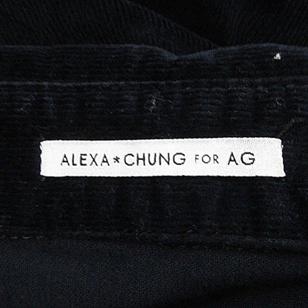 AG ALEXACHUNG ワンピース ミニ 長袖 コーデュロイ コットン 紺 7