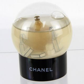 CHANEL - 『USED』 CHANEL シャネル ノベルティ/2012 スノードーム オブジェ  ブラック×クリア【中古】