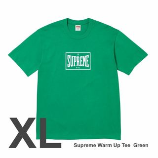 シュプリーム(Supreme)のXL Supreme Warm Up Tee Green シュプリーム Tシャツ(Tシャツ/カットソー(半袖/袖なし))