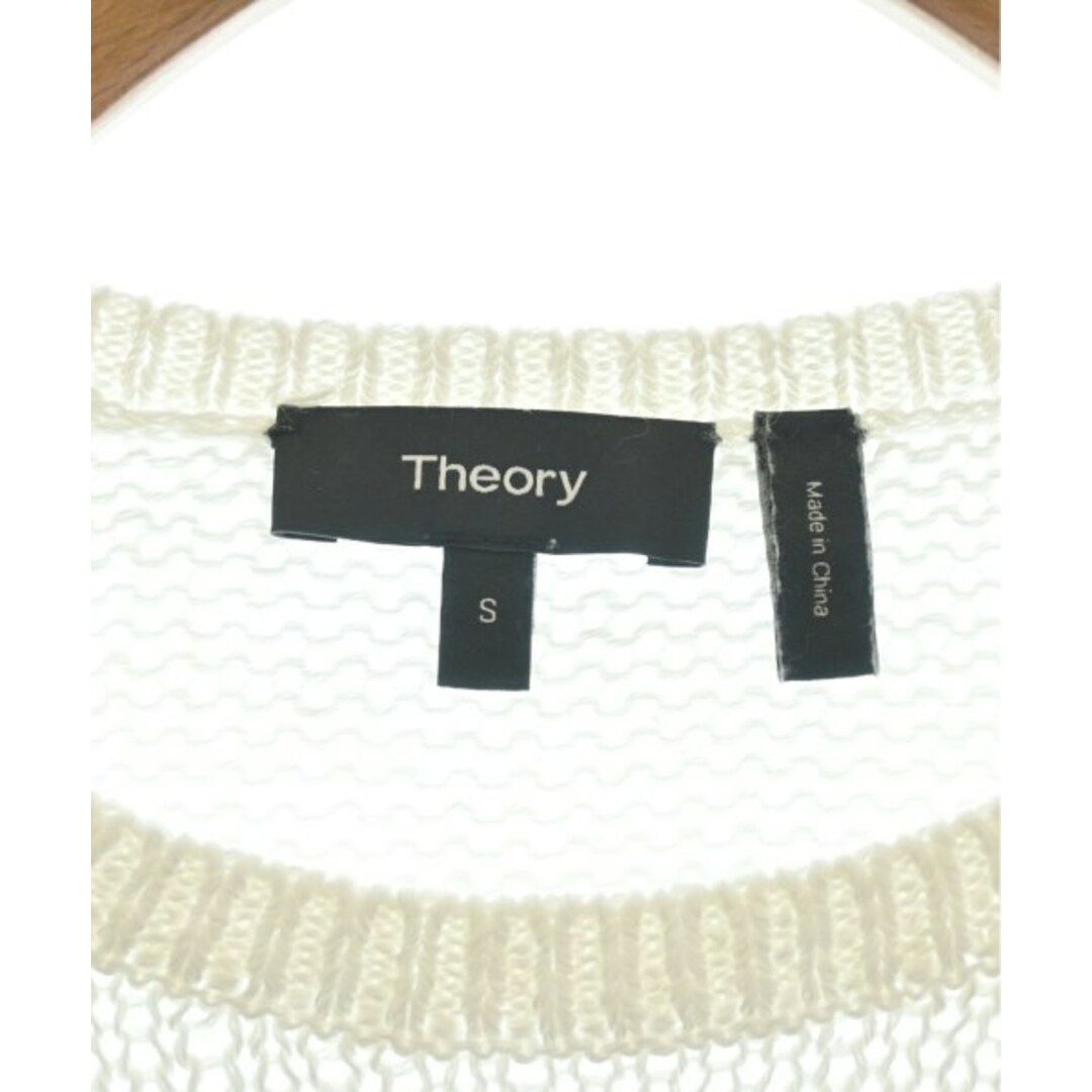 theory(セオリー)のTheory セオリー ニット・セーター S 白 【古着】【中古】 レディースのトップス(ニット/セーター)の商品写真