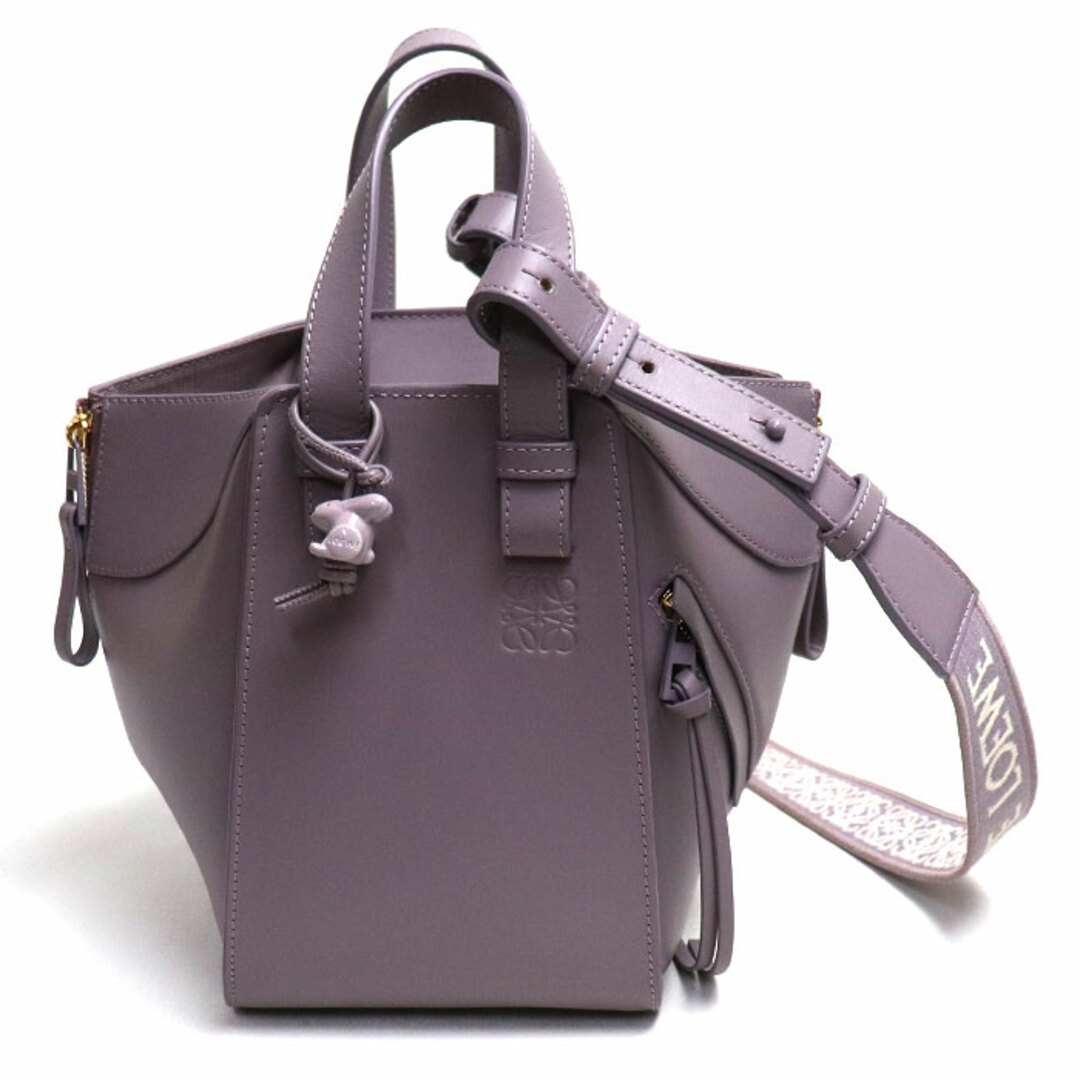 LOEWE ロエベ ハンモック コンパクト 2Wayショルダーバッグ ペールオーバジーングレーズ(パープル系) A538H13X07 4534 レディース【美品】