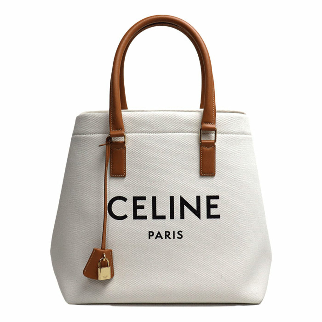 CELINE セリーヌ ホリゾンタル　カバM トートバッグ ナチュラル/タン 19216 2BNZ レディース【美品】約33cmハンドル