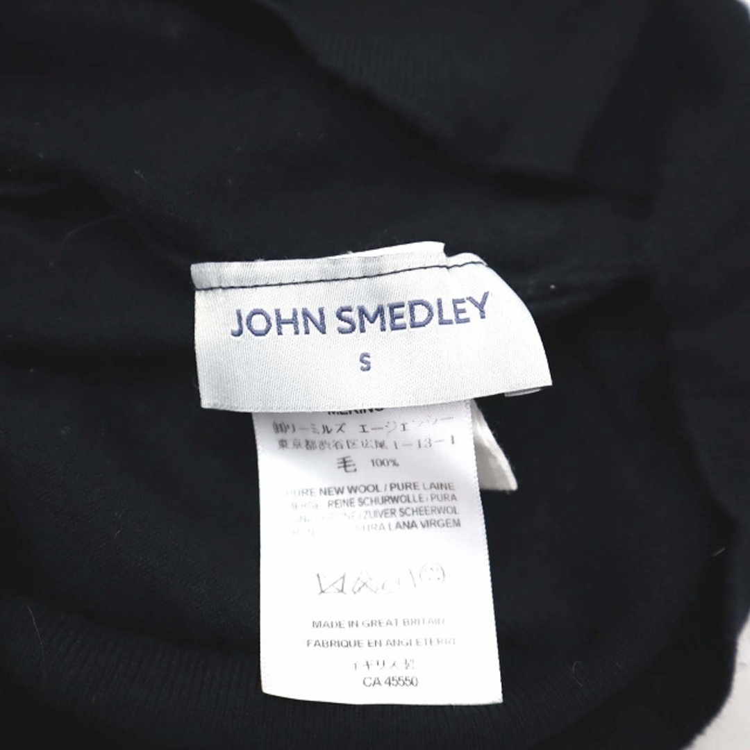 JOHN SMEDLEY(ジョンスメドレー)のジョンスメドレー JOHN SMEDLEY メリノウール タートル ニット 紺 レディースのトップス(ニット/セーター)の商品写真