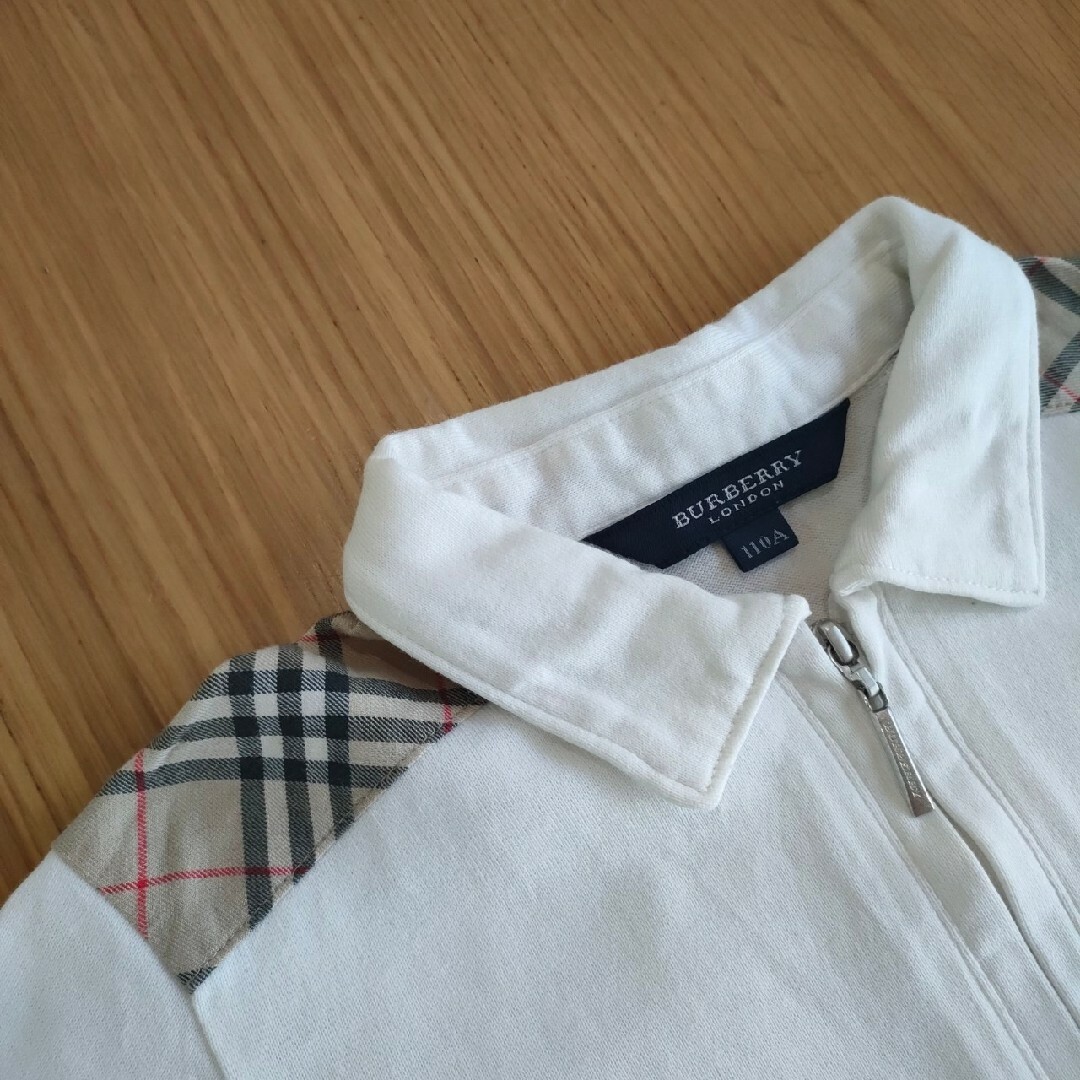 バーバリー ポロシャツ 半袖 白 ノバチェックadcのサイズ110 - dibrass.com