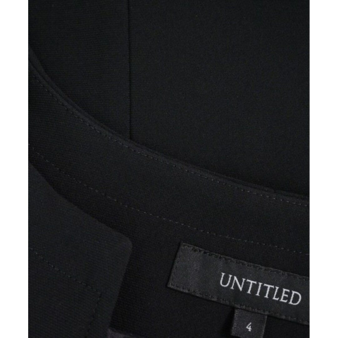 UNTITLED(アンタイトル)のUNTITLED アンタイトル ワンピース 4(XL位) 黒 【古着】【中古】 レディースのワンピース(ひざ丈ワンピース)の商品写真