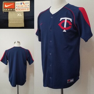 ナイキ(NIKE)のTEAM NIKE × MLB  MIN S/S Baseball Shirts(ウェア)