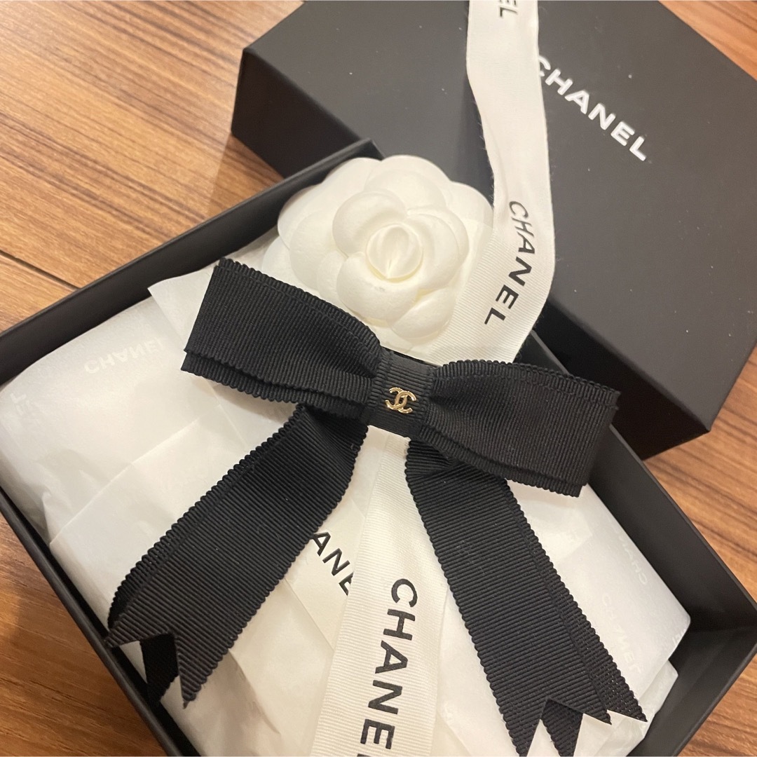 CHANEL - クーポン期間限定値下げ CHANEL シャネル リボンバレッタ