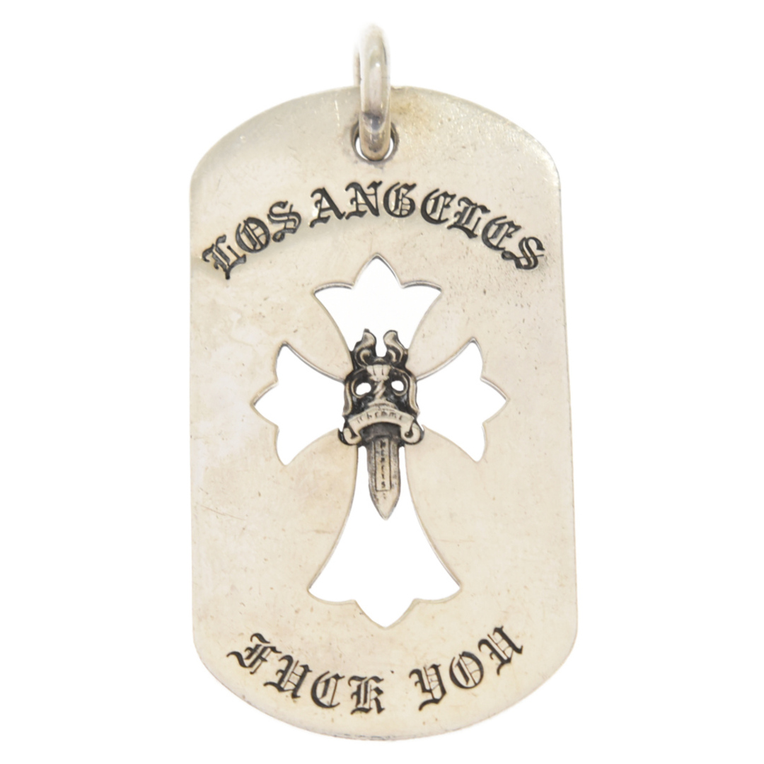 CHROME HEARTS クロムハーツ D/TAG LRG CROSS DAGG LOS ANGELS ラージ