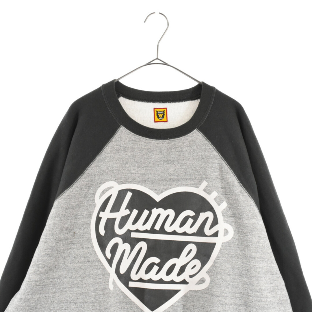 HUMAN MADE ヒューマンメイド Heart Sweatshirt ハートスウェットシャツ トレーナー グレー