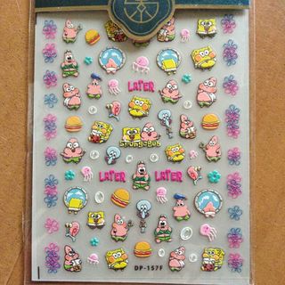 ネイルシール ネイルステッカー ぷっくり 3Dネイル コダック♡Aタイプ-