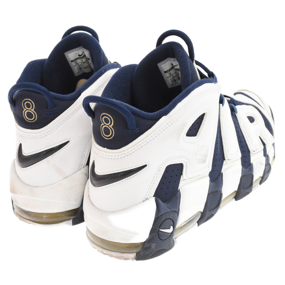 NIKE(ナイキ)のNIKE ナイキ AIR MORE UPTEMPO OLYMPIC 414962-104 エアモアアップ テンポ オリンピック ハイカットスニーカー US12/30cm ホワイト/ネイビー メンズの靴/シューズ(スニーカー)の商品写真