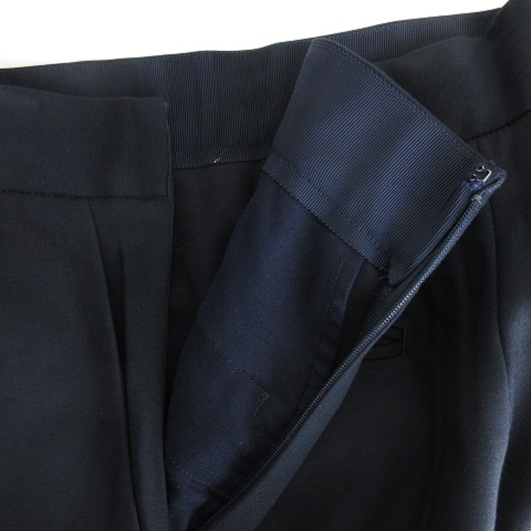 UNITED ARROWS(ユナイテッドアローズ)のユナイテッドアローズ パンツ ワイド ガウチョ タック 薄手 無地 38 紺 レディースのパンツ(その他)の商品写真