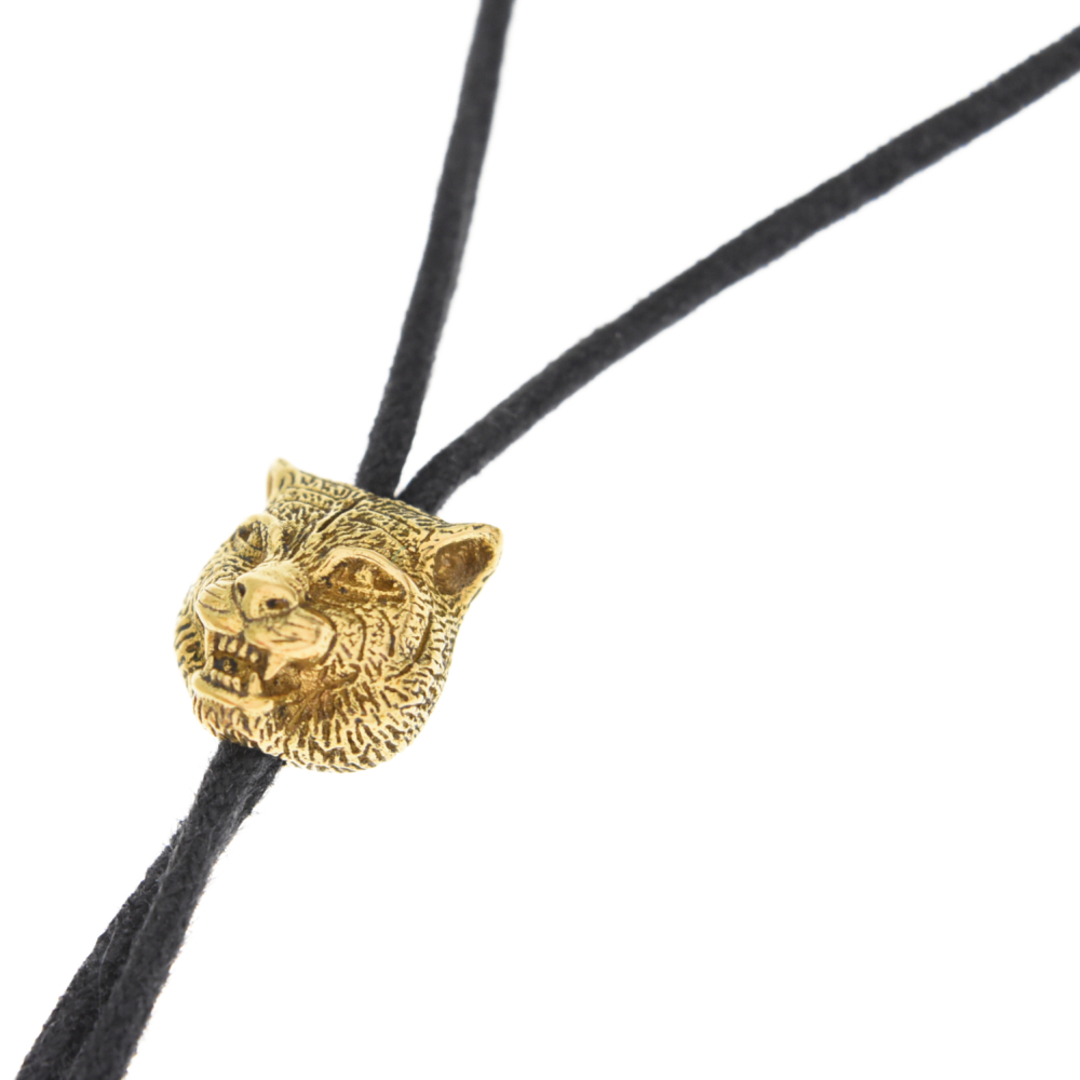 Gucci - GUCCI グッチ キャットヘッドモチーフ コードブレスレット