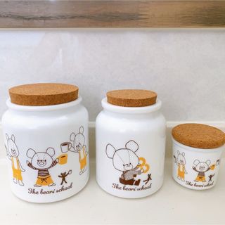 クマノガッコウ(くまのがっこう)のくまのがっこう ミルキーコルクポット(容器)