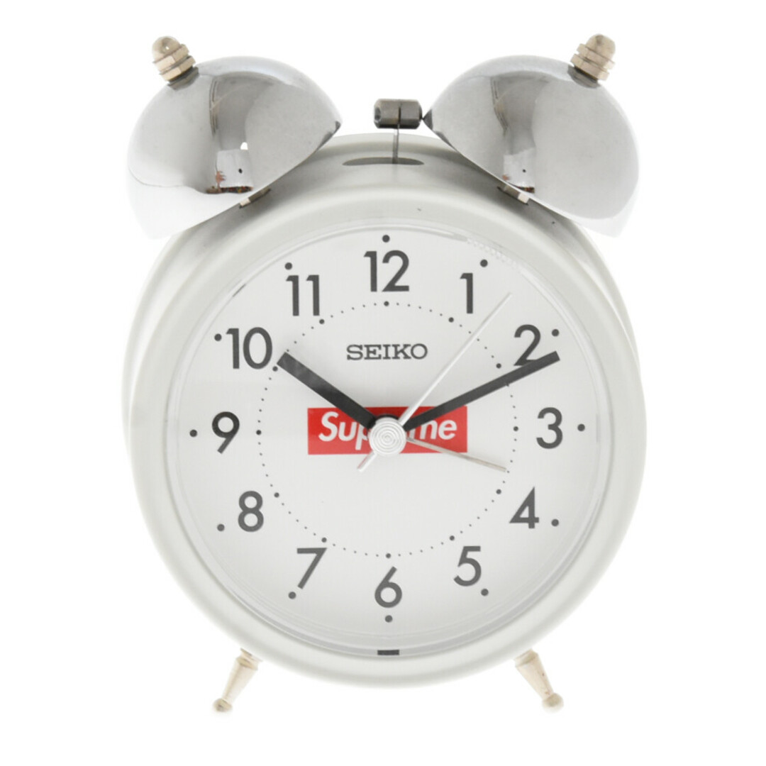 【即発送可能】 アラーム White×セイコー Clock Alarm 22AW×SEIKO シュプリーム SUPREME クロック ホワイト ウォッチ 時計 腕時計(アナログ)