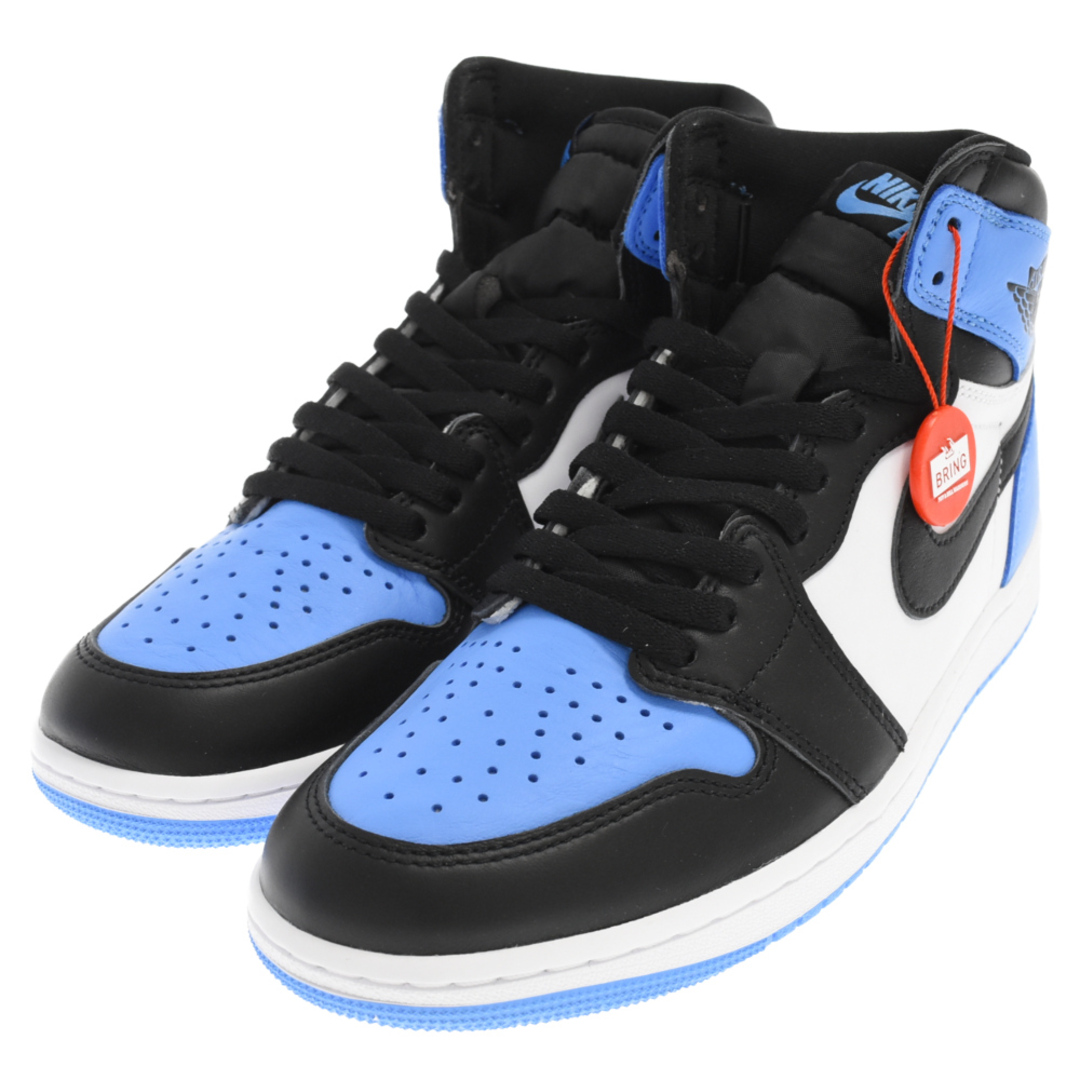 NIKE ナイキ AIR JORDAN RETRO HI OG UNIVERSITY BLUE DZ5485-400 エアジョーダン1ハイOG ユニバーシティブルー ハイカットスニーカー US8 26cm ホワイト ブルー