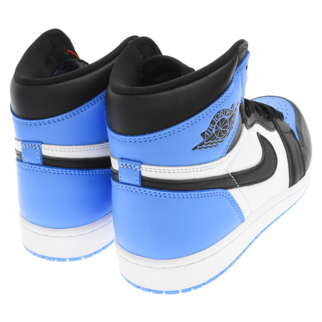 NIKE ナイキ AIR JORDAN 1 RETRO HI OG University Blue DZ5485-400 エアジョーダン1ハイ ユニバーシティブルー ハイカットスニーカー つま黒 UNC ライトブルー 30cm/US12