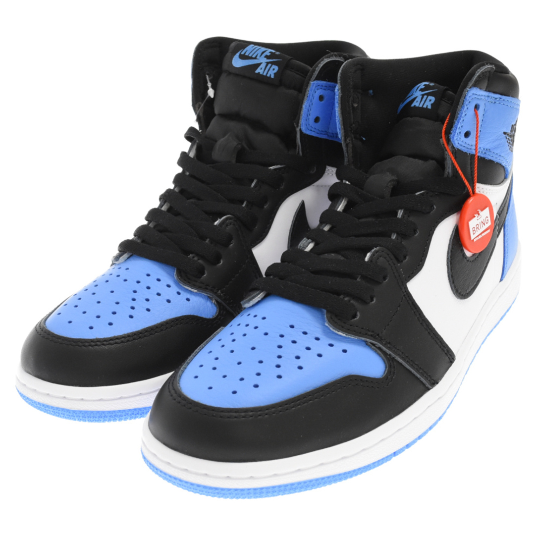 NIKE ナイキ AIR JORDAN RETRO HI OG UNIVERSITY BLUE DZ5485-400 エアジョーダン1ハイOG  ユニバーシティブルー ハイカットスニーカー US8.5/26.5cm ホワイト/ブルー スニーカー