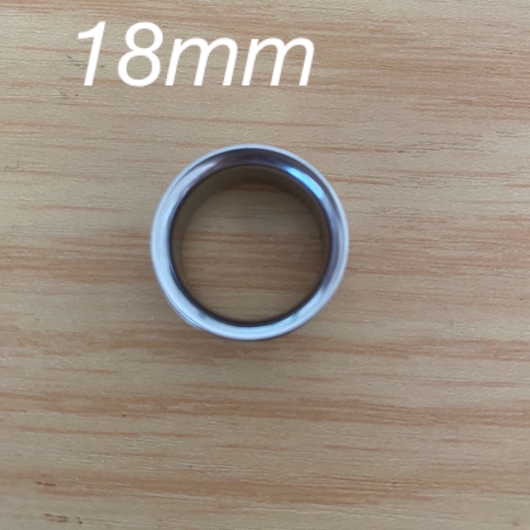 18mm ラージホール　ねじ式ダブルフレア　ボディピアス メンズのアクセサリー(ピアス(片耳用))の商品写真