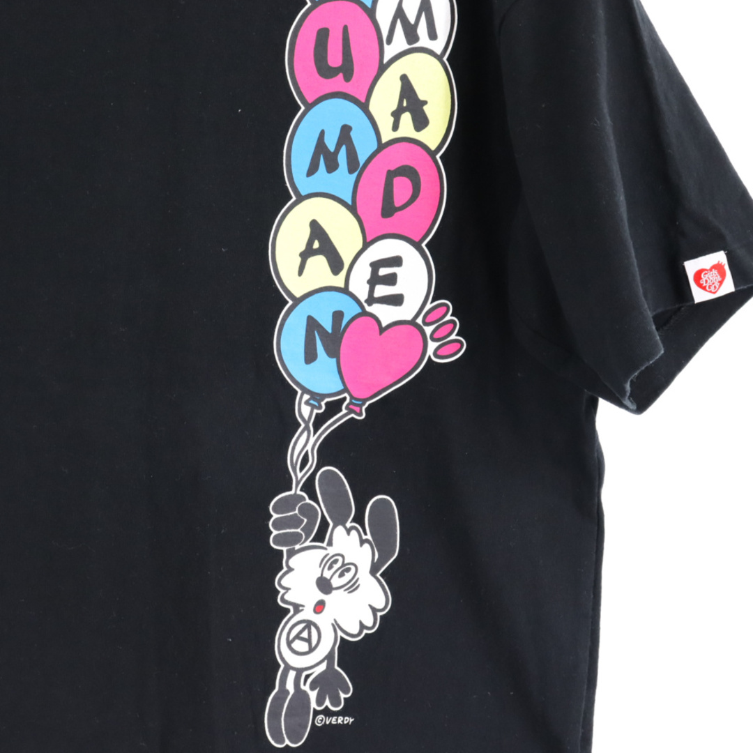 HUMAN MADE ヒューマンメイド 22SS x Girls Don't Cry VICK T-SHIRT ガールズ ドント クライ ヴィック 半袖Tシャツ ブラック