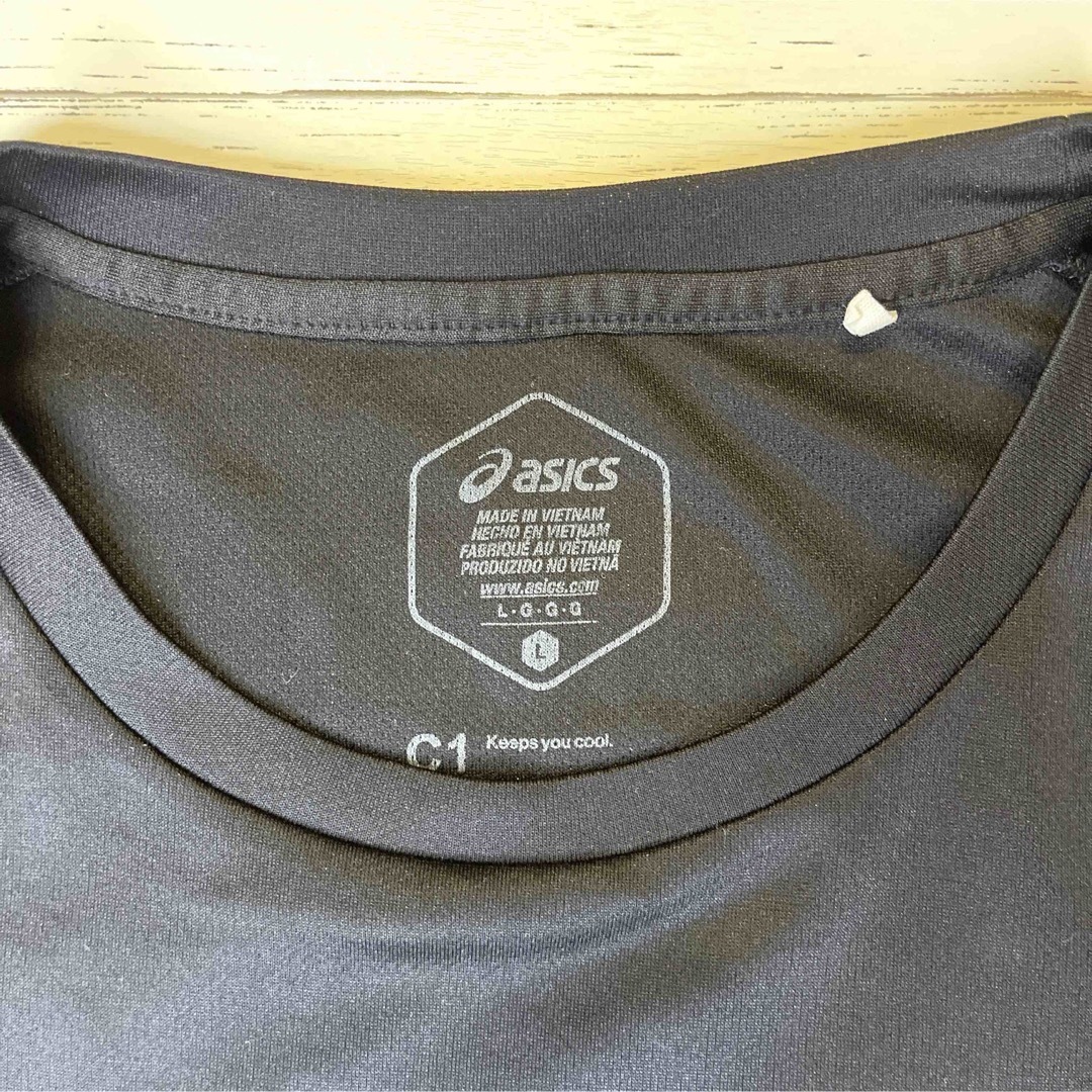 asics(アシックス)の値下げ！良品【ASICS】アシックス　バスケット　ランニング　 Tシャツ(L) メンズのトップス(Tシャツ/カットソー(半袖/袖なし))の商品写真